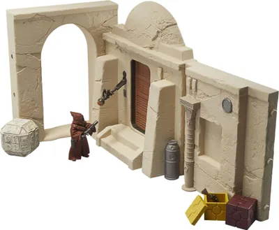 Obrázok produktu pre Zestaw Playset Star Wars IV Vintage: Ulice Mos Eisley z Figurką Jawy by Hasbro
