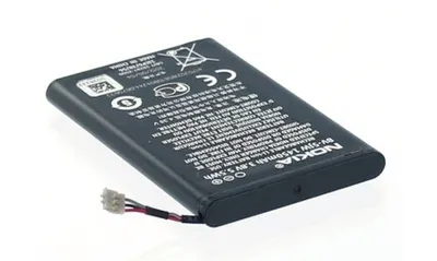 Produktbild von Akku für Nokia BV-5JW Li-Ion 3,8 Volt 1450 mAh schwarz.