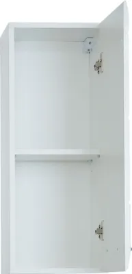 Produktbild von trendteam Bad Hänge-Stauraumelement Skin/Gloss/Line Weiß Nachbildung/Weiß Hochglanz Tiefzieh 30 x 77 x 23 cm