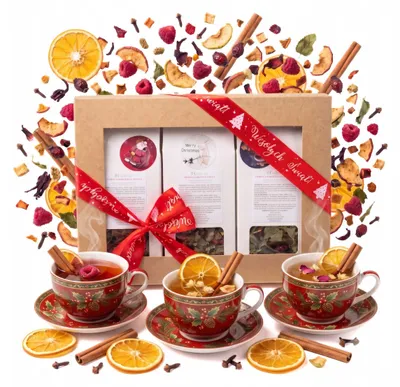 Produktbild von Früchtetee Geschenkset - Winter Edition - ohne Zucker - 300g