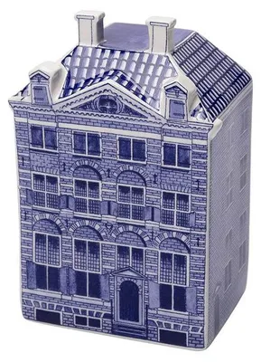 Zdjęcie produktu dla Heinen Delfts Blauw – Dom – Dom Rembrandta – Niebieska ceramika – 14 cm