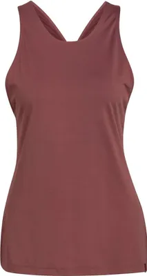 Primegreen Felsblock Tanktop von Five Ten in rotbrauner Farbe; geeignet für Kletteraktivitäten.
