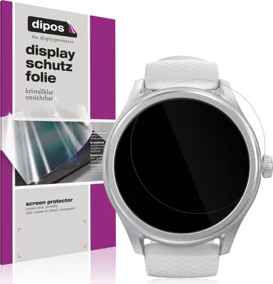 Produktbild von 6x Schutzfolie für Hama 5010 Smartwatch klar Displayschutzfolie Folie Display Schutz dipos