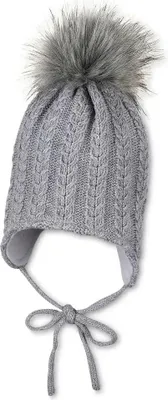 Produktbild von Sterntaler Strickmütze silber mel. Gr.41