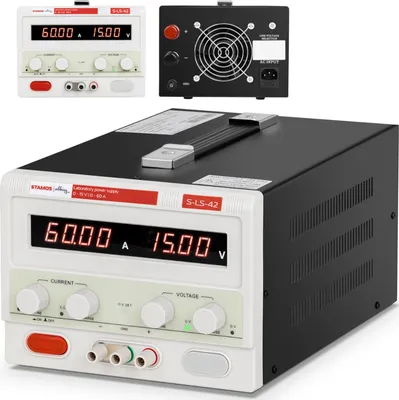 Obrázok produktu pre Laboratórny regulovaný zdroj, 0-15 V - 0-60 A | S-LS-42