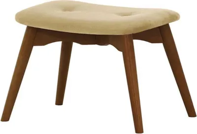 Image de Repose-pied Ducan Velvet-Kronos 35-Chêne foncé