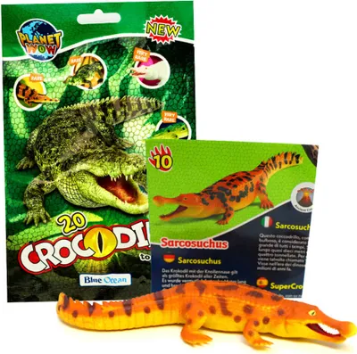 Produktbild von Blue Ocean Crocodiles Sammelfiguren 2025 - Planet Wow - Figur 10. Sarcosuchus