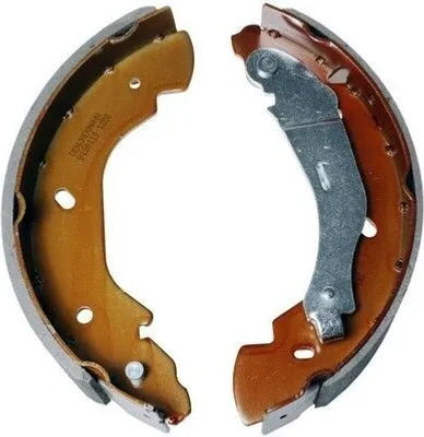 Produktbild von DENCKERMANN Bremsbackensatz Trommelbremse Hinten für FORD Transit Mk6 Kasten (V347, V348, FA) B120119