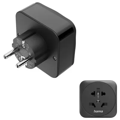 Produktbild von Hama 00223460, Typ E/F hybrid, Universal, Gerade, Gerade, Typ A, Typ B, Typ G (VK), Typ I (AU), Typ J (CH), Typ L (IT), 100 - 240 V
