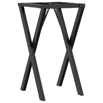 Obrázok produktu pre Nohy jedálenského stola X-rám 40x40x73 cm oceľ