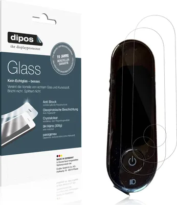 Produktbild von 2x Schutzfolie für Xiaomi Electronic Scooter 4 Pro Max 2.Gen - Anti-Shock 9H Folie dipos Glass Kunststoffglas