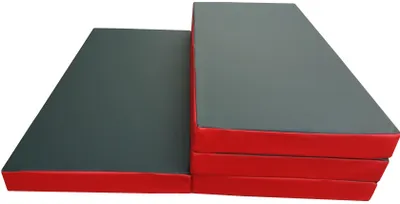Produktbild von NiroSport Turnmatte Klappbar 200 x 100 x 8 cm Grün/Rot Klappmatte Weichbodenmatte Gymnastikmatte Gästebett