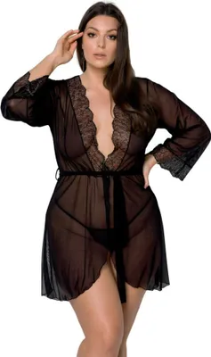 Productafbeelding van PS Amberly badjas, zwart, maat 6XL/7XL