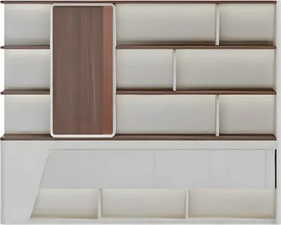 Produktbild von Büro Aktenschrank Bücherregal Stauraum Holz Regale