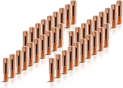 Produktbild von STAHLWERK 2 x Stromdüsen AK15 MB15 Kontaktdüsen M6x25 0,9 mm MIG MAG