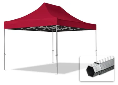 Obrázek produktu pro Nůžkový stan 3x4,5 m, hliník, bez bočnic bílá
