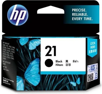 Produktbild von Hp Ink 21 Tintenpatrone Schwarz  Schwarz One Size