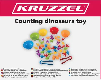 Obrázek produktu pro Kruzzel Dinosauři - počítací sada 22496