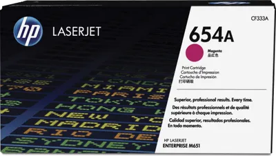 Obrázok produktu pre HP Originálna purpurová tonerová kazeta 654A LaserJet, 15000 strany, Purpurová, 1 kusov