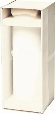 Produktbild von Kerzenrohling Weiß 250 x Ø 80 mm im Klarsichtkarton
