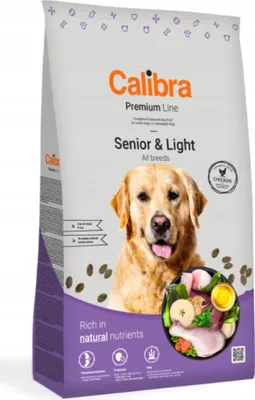 Produktbild von CALIBRA Premium Line Senior & Light Chicken - trockenfutter für Hunde - 12kg
