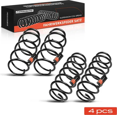 Produktbild von Frankberg 4x Fahrwerksfeder Vorne Hinten für VW Polo 9N 2001-2009