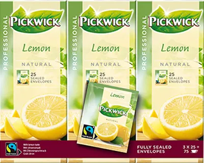 Produktbild von Pickwick - Professional Zitrone - 3x 25 Teebeutel
