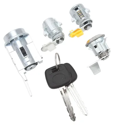 Productafbeelding van Ontstekingsslotcilinder Set Precisie - Vervangset - 2 Sleutels - Duurzaam - Geschikt voor Hilux - Perfecte Pasvorm - Slotcilinder