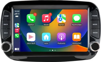 Immagine prodotto di Autoradio Android 7'' 64 GB per Fiat 500/500C (2015-2019) con CarPlay e Android Auto Navigazione e Bluetooth