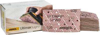Produktbild von Mirka Schleifblätter ULTIMAX LIGNO 81x133 Grip Multifit P180 50 Stück UL6BK05018