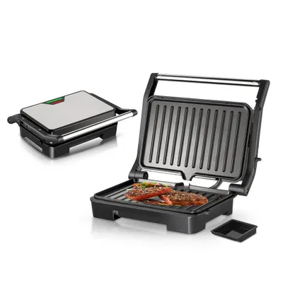 Produktbild von ZELURXX 220V Multifunktionales Sandwichmaker Frühstücksgerät Kontaktgrill Steakgrill Antihaft mit Doppelheizung