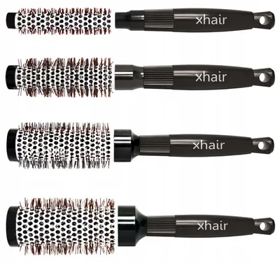 Produktbild von xhair Runde Haarstylingbürsten Set 4 Stück Professionell