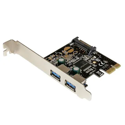 Produktbild von StarTech.com 2 Port USB 3.0 SuperSpeed PCI Express Schnittstellenkarte mit SATA Stromanschluss