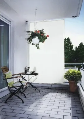 Produktbild von Senkrecht-Sonnensegel weiß 230x140cm