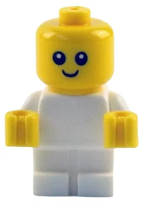 Zdjęcie produktu dla Minifigurka dziecka LEGO® Biały korpus z żółtymi dłońmi NOWOŚĆ! Ilość 1x