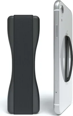 Produktbild von Finger Halterung Handy Grip Griff Halter Smartphone Schlaufe: schwarz