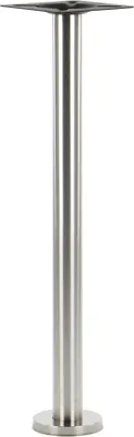 Immagine prodotto di Base per tavolo in metallo SH-3018-1/H/S, montaggio direttamente a terra, acciaio inox spazzolato, dimensioni 17,5x106 cm
