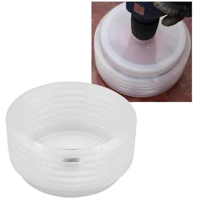 Obrázek produktu pro Vrtací souprava s odsáváním prachu – 16–125 mm – pružné těsnění – vrtání bez prachu – bílá