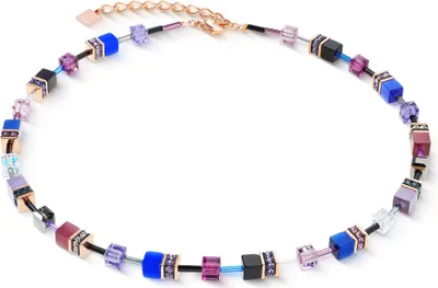 Produktbild von Collier - Edelstahl rosé - Blue Rosé Moon