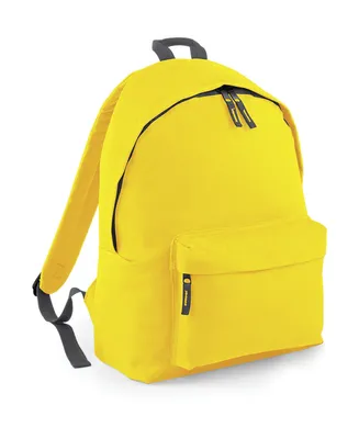 Produktbild von BagBase BG125 | Original Fashion Backpack / Rucksack | 31 x 42 x 21 cm - Farbe: Yellow/Graphite Grey - Größe: 31 x 42 x 21 cm