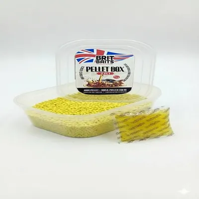 Productafbeelding van BritBaits Mikropellet Box, banaan-ananas smaak, 400g