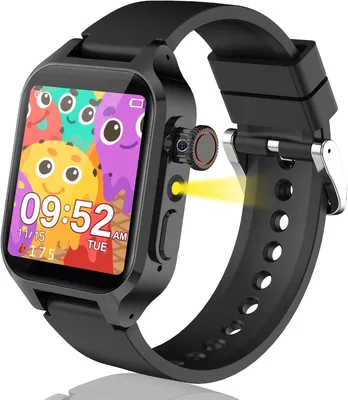 Produktbild von Kinder Smartwatch 32 Spiele Kamera Musik Video Hörbuch Wecker Touchscreen Fitnessuhr Geschenk für Jungen Mädchen Schüler 4 12 Jahre