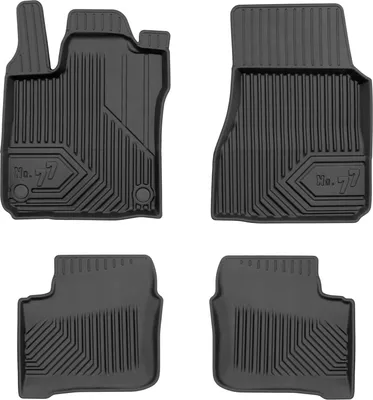 Immagine prodotto di Tappetini Tappetini in gomma per Renault Twingo III 2014-2024 TPE nero 4 pezzi