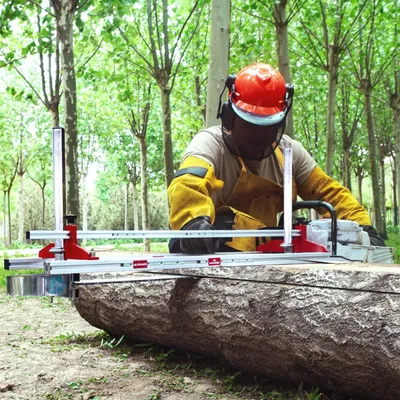 Produktbild von Elektrozaagmolen für mobiles Holzwerken - Flexibles und anpassbares Schneidsystem