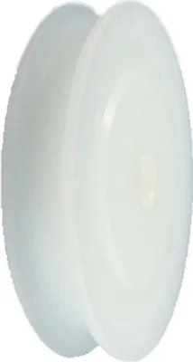 Image de Poulie en polyamide d= 80 mm pour câble de 10 mm ; poulies profilées en plastique avec palier lisse (C80/10)
