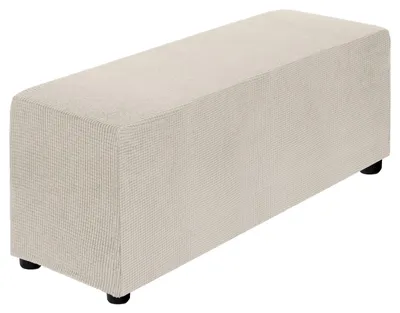 Immagine prodotto di Coperture elastiche per pouf, con elastico, color beige