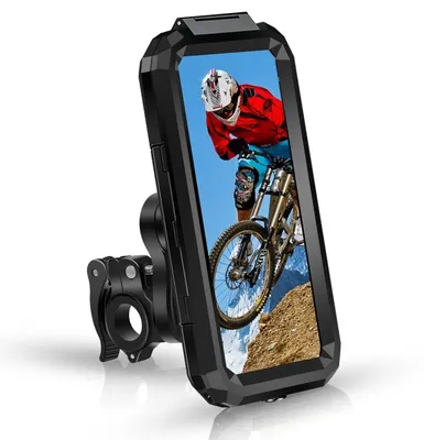 Produktbild von Universelle, wasserdichte Smartphone-Halterung für Motorrad und Fahrrad