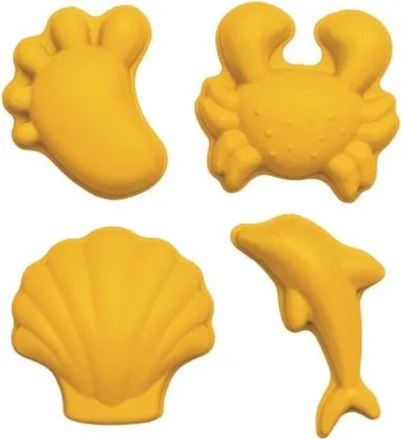 Produktbild von SCRUNCH Sandformen Pastellgelb