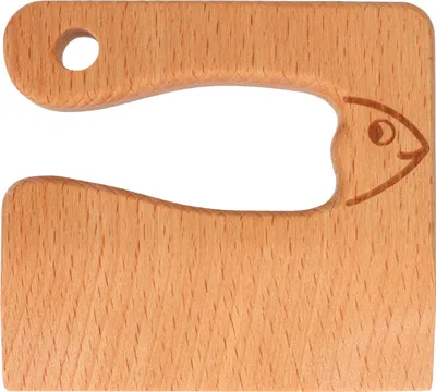 Produktbild von Kinder-Holzschneider, sicheres Gemüse- und Obstmesser, Spielzeug, Montessori-Küchenwerkzeuge für Kleinkinder, Fischtyp