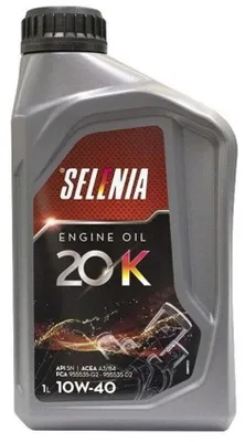 Produktbild von SELENIA 20K für 10W-40 1 Liter Motoröl Motorenöl Teilsynthetisch 9.55535-G2 9.55535-D2 229.3 501 01 505 00 RN0700 RN0710 PSA B71 2300 Öl